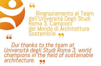 Ringraziamento Università Roma