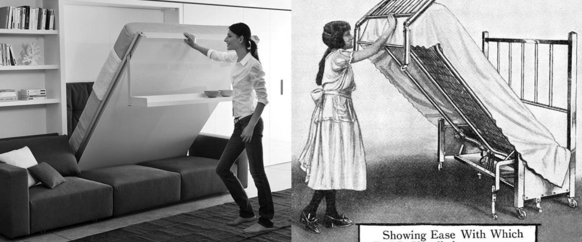 Clei e Murphy bed: la storia del letto a scomparsa