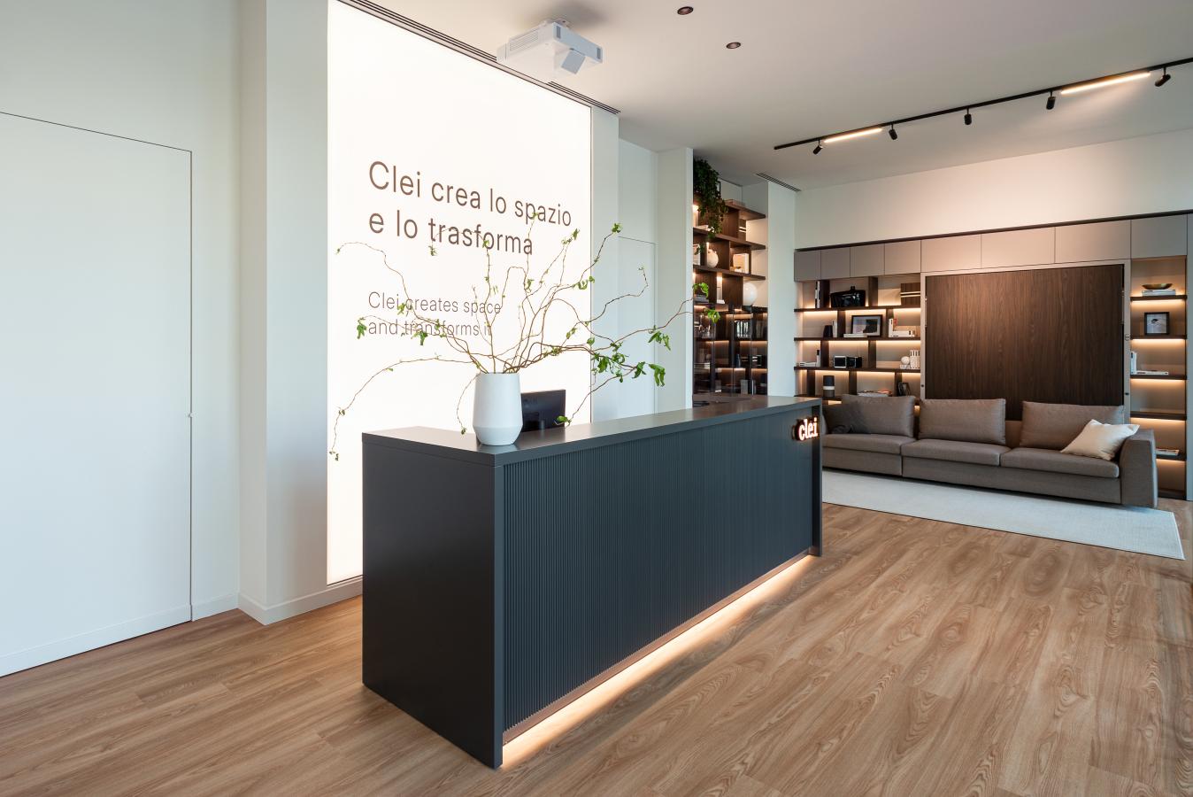 Ingresso showroom CLEI 