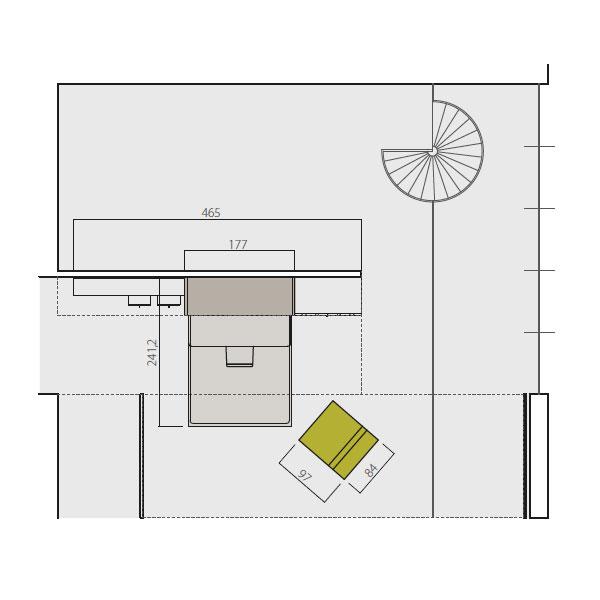 planimetria living 12