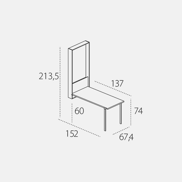 Wally schienale magnetico