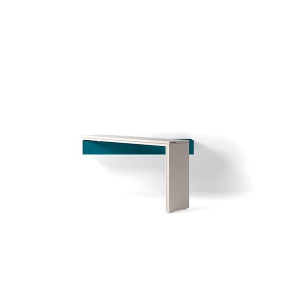 Girò Table with bifold opening system Girò Table with bifold opening system
