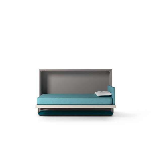 SizeDesign.it  Letti a scomparsa, letto singolo con armadio CLEI  PoppiBoard 