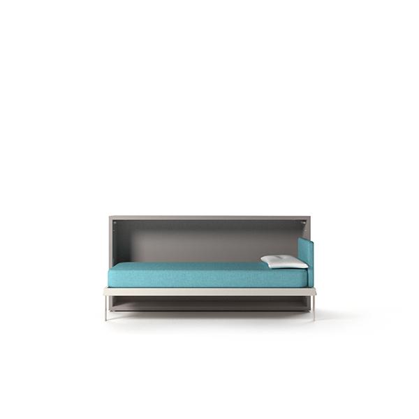 Kali Standard Foldaway guest single bed with fold-down opening mechanism