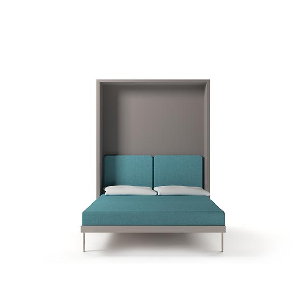 LETTO A SCOMPARSA APERTURA LATERALE modello KIT SILVY SINGOLO SUPERIORE  mm.900x2000