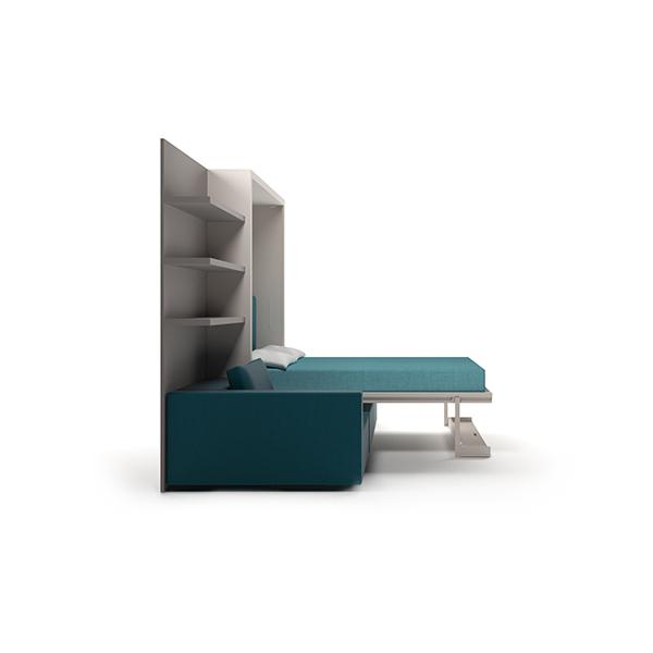 Swing murphy bed with bookcase Swing murphy bed with bookcase
