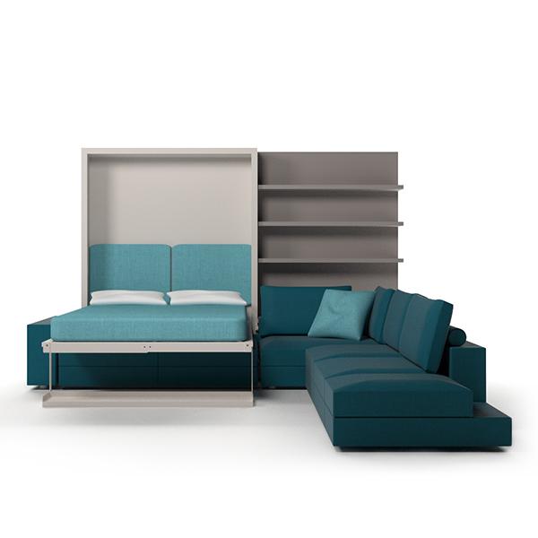 Tango Componibile transformable bed with sofa and bookcase