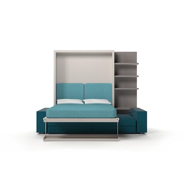 Tango Divano vertical murphy bed with sofa