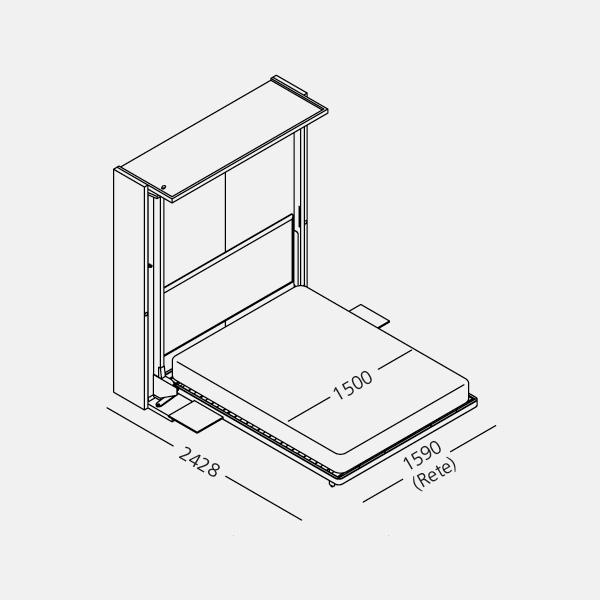 LETTO Lgm 42111 tavolo Clei SCONTATO