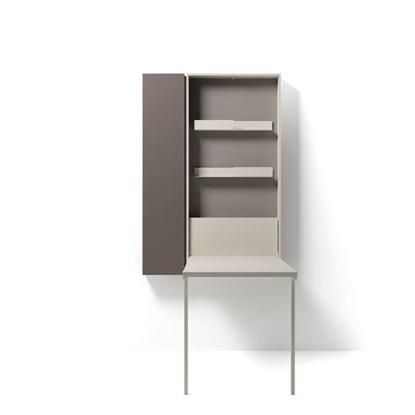 Wally Office Wall desk workstation with tilting opening
