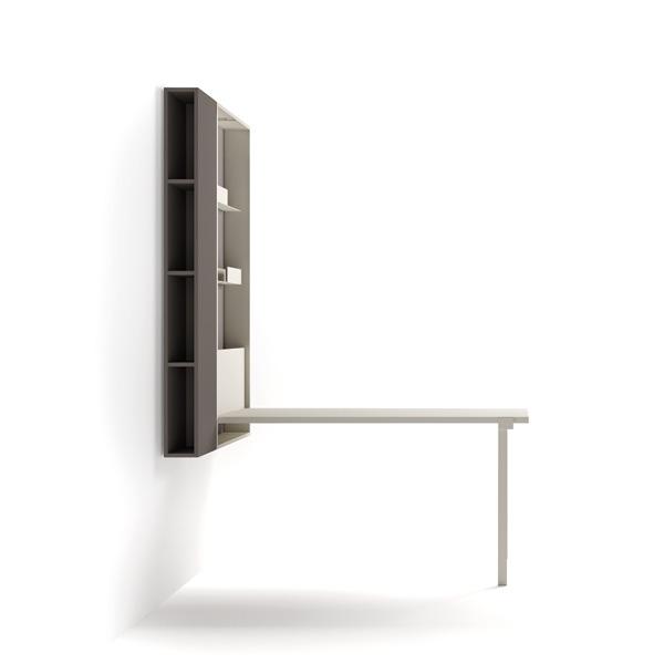 Wally Office Wall desk workstation with tilting opening