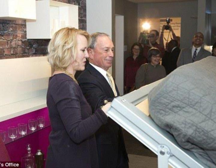 Bloomberg, Mayor of New York City, meets Clei