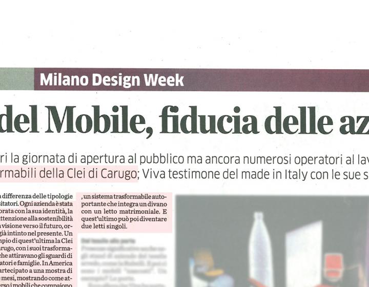 Clei, un successo al Salone del Mobile 2019
