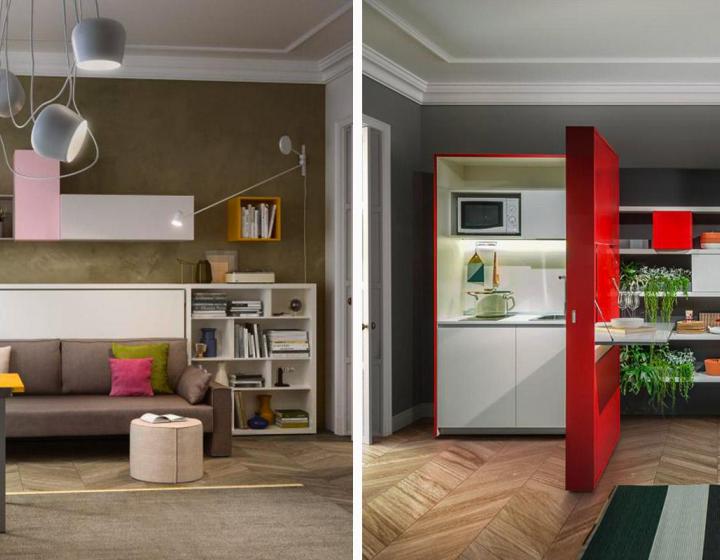 Come arredare un bilocale da 45 mq funzionale per lo smart working