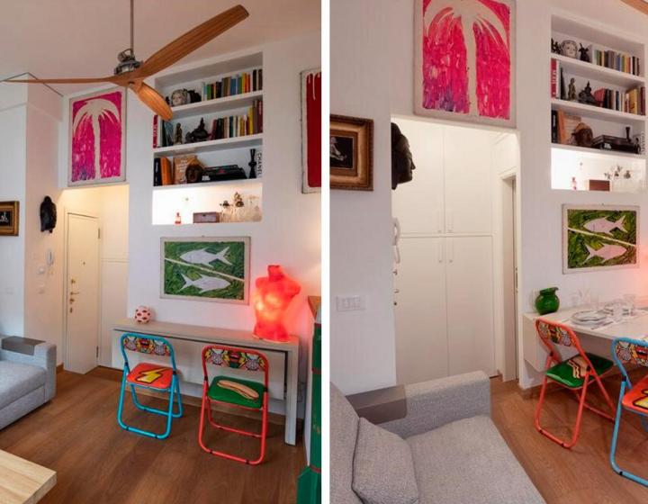 An extra room for Giulia and Camilla: how to turn a one-bedroom house into a two-bedroom house